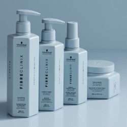 Schwarzkopf Professional Fibre Clinix Hydrate Set (Shampoo 300ml, Mask 250ml) FREE travel size