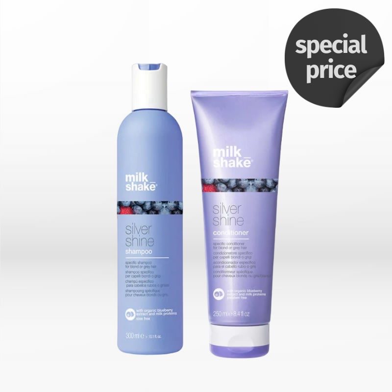 Milk Shake Silver Shine Duo (Shampoo 300ml, Conditioner 250ml)