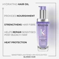 Kérastase Blond Absolu L`Huile Cicagloss Refillable Για Ξανθά Μαλλιά 75ml