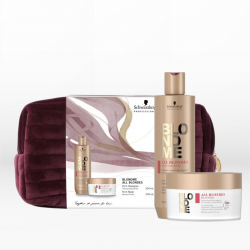 Schwarzkopf Professional BlondMe All Blondes Rich XmasBag (Shampoo 300ml & Mask 200ml)