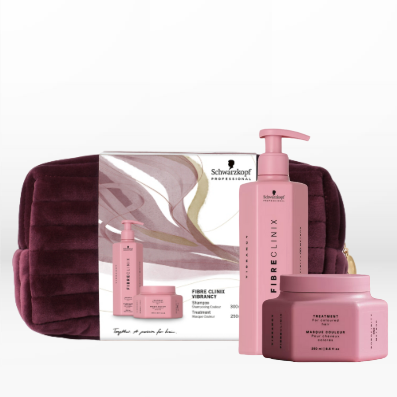 Schwarzkopf Professional Fibre Clinix Vibrancy XmasBag (Shampoo 300ml & Treatment 250ml)