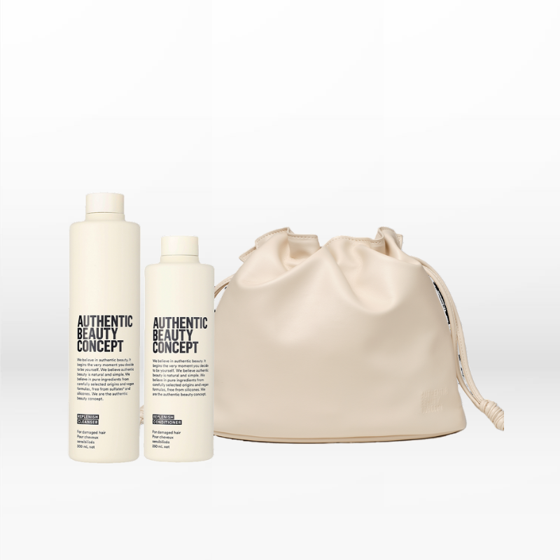 Authentic Beauty Concept Replenish Xmas Set (Cleanser Shampoo 300ml, Conditioner 250ml)