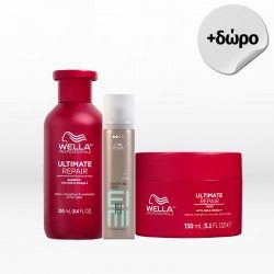 Wella Professionals Ultimate Repair Set (Shampoo 250ml, Mask 150ml) FREE Eimi Mistify Me Light 75ml