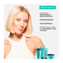 Kerastase Resistance Fondant Holiday Set for Damaged Hair (Shampoo 250ml, Conditioner 200ml, Thermique 150ml)