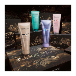 Kerastase Resistance Fondant Holiday Set for Damaged Hair (Shampoo 250ml, Conditioner 200ml, Thermique 150ml)