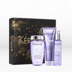 Kerastase Blond Absolu Holiday Set for Blonde Hair (Shampoo 250ml, Conditioner 200ml & Thermique 150ml)