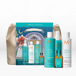 Moroccanoil Hydration Box (Shampoo 250ml, Conditioner 250ml, Treatment 25ml, All-In-One Leave-In Conditioner 160ml)