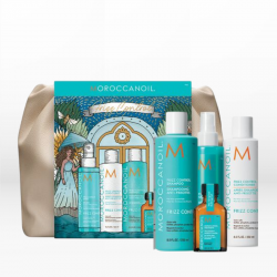 Moroccanoil Frizz Control Box (Shampoo 250ml , Conditioner 250ml, Treatment 25ml, Frizz Shield Spray 160ml)