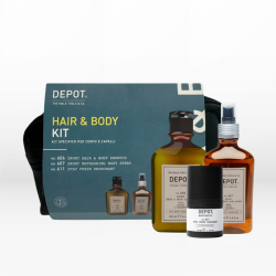 Depot Hair & Body Kit (No.606 Shampoo 250ml, No.607 Body Spray 200ml, No.611 Deodorant 50ml)