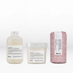 Davines Love Curl Kit (Shampoo 250ml, Conditioner 250ml, Serum 250ml)