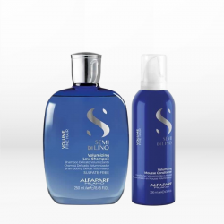 Alfaparf Milano Semi Di Lino Volumizing Duo (Shampoo 250ml & Mousse Conditioner 200ml)