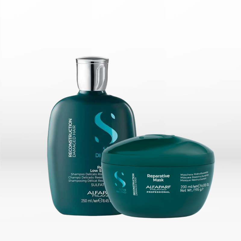 Alfaparf Milano Semi Di Lino Reconstruction Reparative Duo (Shampoo 250ml & Mask 200ml)