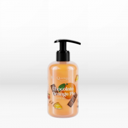 Quickgel Chocolate Orange Pie Set (Shower Gel 300ml, Hand & Body Cream 300ml, Body Scrub 200ml)