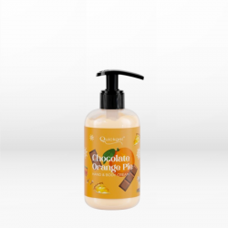 Quickgel Chocolate Orange Pie Set (Shower Gel 300ml, Hand & Body Cream 300ml, Body Scrub 200ml)