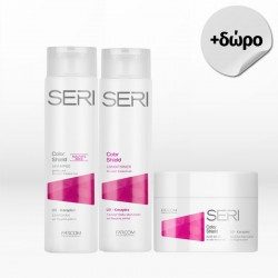 Farcom Professional Seri Color Shield Sulfate Free Trio (Shampoo 300ml, Conditioner 300ml, Mask 300ml)