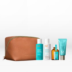 Moroccanoil Volume Discovery Set Travel Kit (Shampoo 70ml, Conditioner 70ml,  Treatment Light 25ml, Hand Cream 40ml)