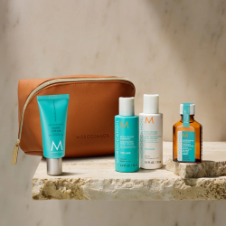 Moroccanoil Volume Discovery Set Travel Kit (Shampoo 70ml, Conditioner 70ml,  Treatment Light 25ml, Hand Cream 40ml)