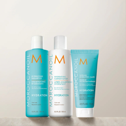 Moroccanoil Hydration Spring Kit (Shampoo 250ml, Conditioner 250ml,  Mask 75ml, Body Lotion 10ml, Shower Gel 10ml)