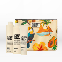Authentic Beauty Concept Replenish Woof Bag (Cleanser Shampoo 300ml, Conditioner 250ml, Split End Remedy 150ml)