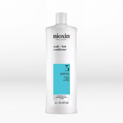 Nioxin System 3 Scalp & Hair Conditioner (Colored Dry and Damaged Hair with Light Thinning) 1000ml