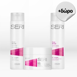 Farcom Professional Seri Color Shield Sulfate Free Set (Shampoo 300ml, Mask 300ml) FREE Conditioner 300ml