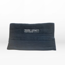 Yanni Veneti Face & Hand Organic Towel (Black)