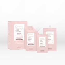 Alfaparf Milano Lisse Design Keratin Therapy Smoothing Treatment Kit (Cream 100ml, Shampoo 20ml, Lamellar Water 20ml)