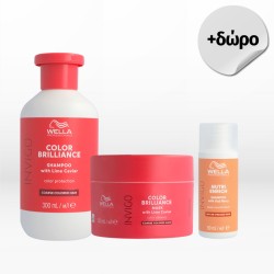 Wella Professionals Color Brilliance Coarse Set (Shampoo 300ml, Mask 150ml) FREE Deep Nourishing Shampoo 50ml
