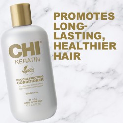 CHI Keratin Ultimate Routine (Shampoo 355ml, Conditioner 355ml, Silk Infusion 59ml)