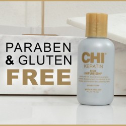 CHI Keratin Ultimate Routine (Shampoo 355ml, Conditioner 355ml, Silk Infusion 59ml)