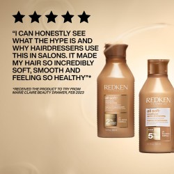 Redken All Soft Argan Oil Conditioner For Dry Hair 300ml