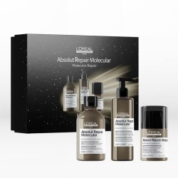 L΄Oreal Professionnel Serie Expert Absolut Repair Molecular Trio Gift Set (Shampoo 300ml, Serum 250ml, Leave-In Mask 50ml)