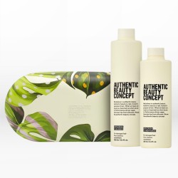 Authentic Beauty Concept Replenish Gift Set (Cleanser 300ml, Conditioner 250ml & Scrunchie)