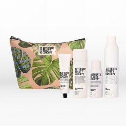 Authentic Beauty Concept Wouf Xmas Set (Dry Shampoo 250ml, Hand & Hair Light Cream 75ml, Blow-Dry Jelly 150ml, Hairspray 100ml)