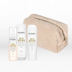 Goldwell Dualsenses Rich Repair Spray Set (Shampoo 250ml, Conditioner 200ml, Spray 150ml)