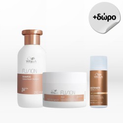 Wella Professionals Fusion Set (Shampoo 250ml, Mask 150ml) FREE Smooth Shampoo 50ml