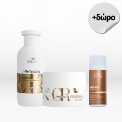 Wella Professionals Oil Reflections Set (Shampoo 250ml, Mask 150ml) FREE Smooth Shampoo 50ml