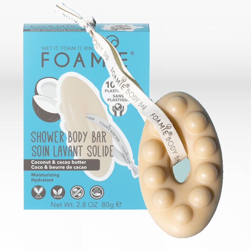 Foamie Shower Body Bar Coconut & Cacao Butter 80gr