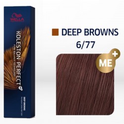 Wella Professionals Koleston Perfect ME+ Deep Browns 6/77 Ξανθό Σκούρο Καφέ Έντονο 60ml