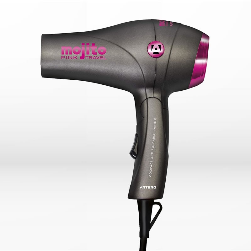 Artero Professional Mojito Pink Travel Hairdryer 1000W