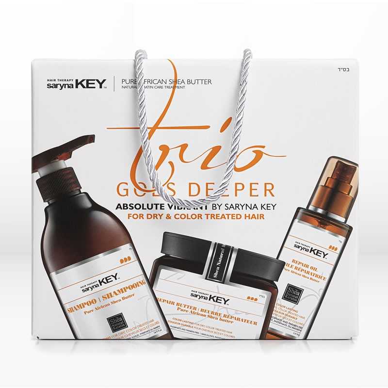 Saryna Key Trio Goes Deeper Absolute Vibrant For Dry & Color Treated Hair Box