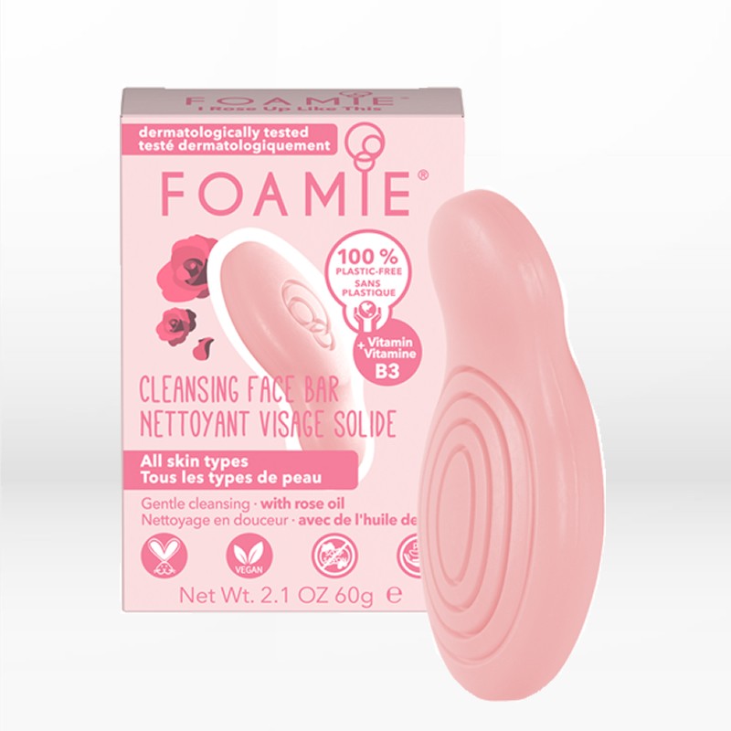 Foamie Cleansing Face Bar Rose Oil 60gr