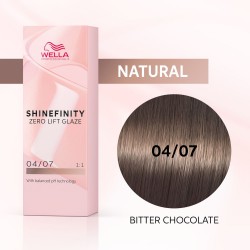 Wella Professionals Shinefinity Zero Lift Glaze 04/07 Bitter Chocolate 60ml