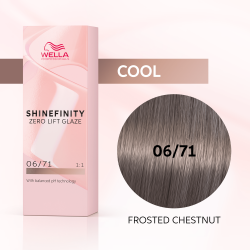 Wella Professionals Shinefinity Zero Lift Glaze 06/71 Frosted Chestnut 60ml