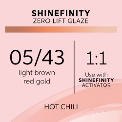 Wella Professionals Shinefinity Zero Lift Glaze 05/43 Hot Chili 60ml