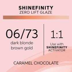 Wella Professionals Shinefinity Zero Lift Glaze 06/73 Caramel Cholocate 60ml