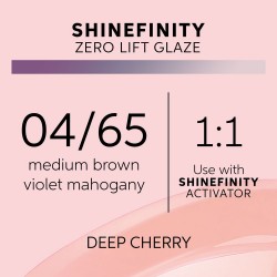 Wella Professionals Shinefinity Zero Lift Glaze 04/65 Deep Cherry 60ml