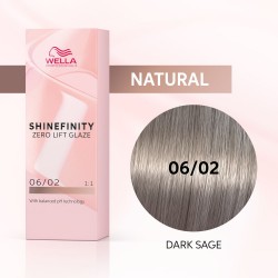 Wella Professionals Shinefinity Zero Lift Glaze 06/02 Dark Sage 60ml