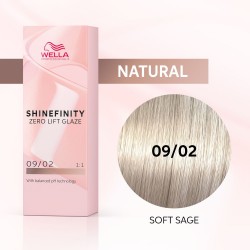 Wella Professionals Shinefinity Zero Lift Glaze 09/02 Soft Sage 60ml