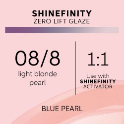 Wella Professionals Shinefinity Zero Lift Glaze 08/8 Blue Pearl 60ml